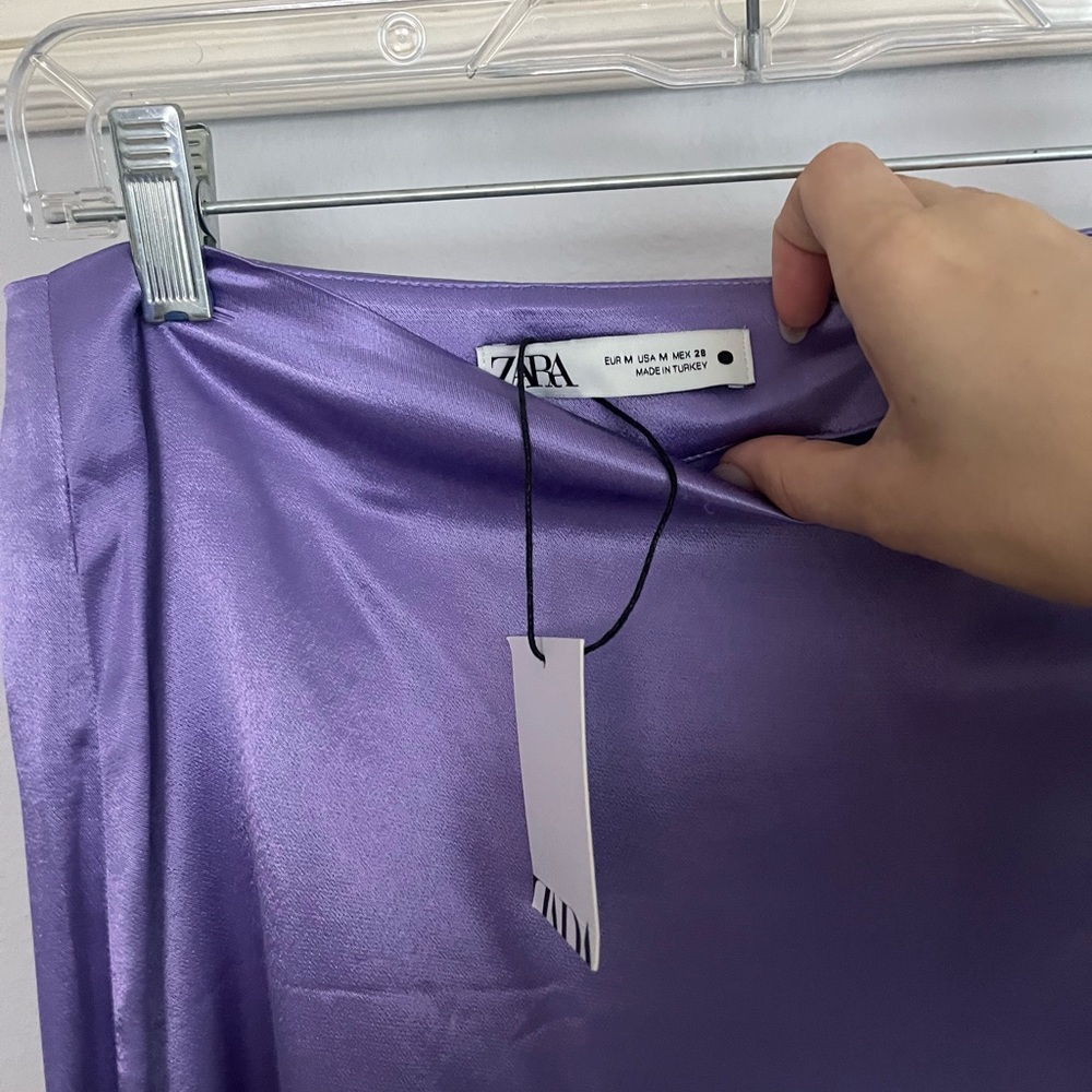 Purple Zara skirt